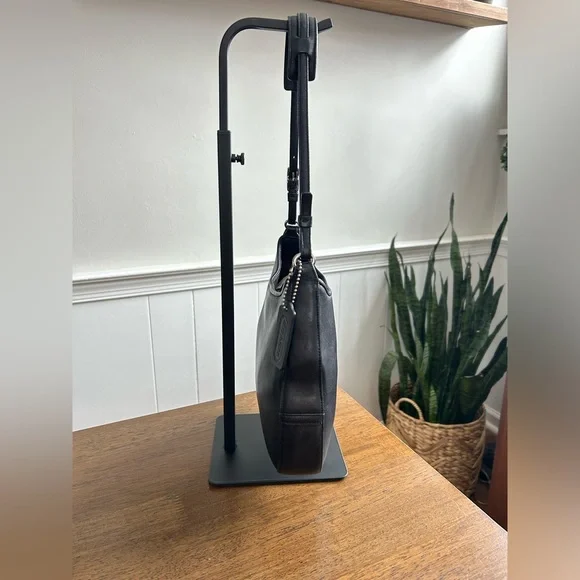 COACH Vintage Legacy Demi Small Hobo Bag - Black Leather 8319 - Picture 5 of 11